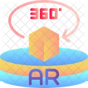 360 Degree Graphic Ar Icon