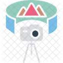 360 degree camera  Icon