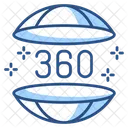 360 Degree 360 Degree Icon