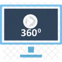 360 degree  Icon