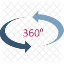 360 Degree 360 Degree App 360 Degree Vision Icon
