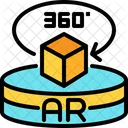 360 Degree Graphic Ar Icon