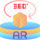 360 Degree Graphic Ar Icon
