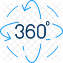 360 Degree  Icon