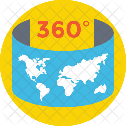 360-Degree Map Icon
