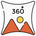 360 Degree Photo  Icon