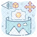 360 Degree Photo  Icon