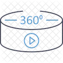 360 Degree 360 Degree App 360 Degree Vision Icon