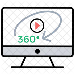 360-Degree Video Icon