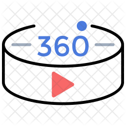 360 Degree video Icon