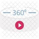 360 Degree 360 Degree App 360 Degree Vision Icon