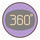 360 Degrees  Icon