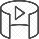 360 Grad drehen  Symbol