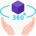 360 Grad drehen  Symbol