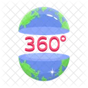 360 Globe  Icon