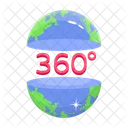 360 Globe  Icon