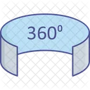 360 Grad 360 Grad App 360 Grad Sicht Symbol