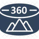 360 Grad Bild  Symbol