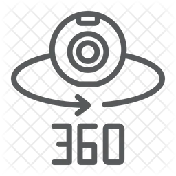 360-Grad-Kamera  Symbol