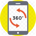 360-Grad-Video  Symbol