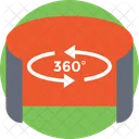 360-Grad-Video  Symbol