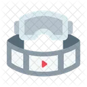 360-Grad-Video  Symbol