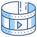 360 Grad Video  Symbol