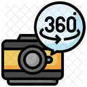 360 graus  Ícone