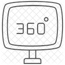 Degree Thinline Icon Icon