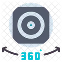 360-Grad-Kamera  Symbol