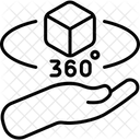 360 Rotate  Icon