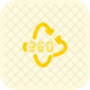 360 Rotation  Icon