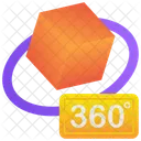 3 D Printing 360 View 360 Rotation Icon