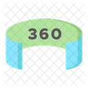 360 View View Degree Icon