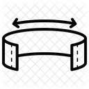 360 Virtual Reality  Icon