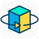 Cubo D Cubo Caja D Icono