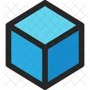 3 D Cubo Isometrico Icono