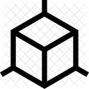 D Cube Alphabet Icon