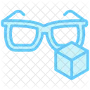 3D-Brille  Symbol