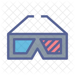 3D-Brille  Symbol