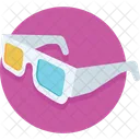 Brille 3 D Stereo Symbol