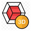 Caja 3d  Icono