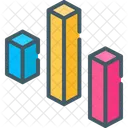 3D Chart  Icon