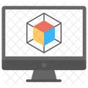 3 D Informatica Grafica Icon