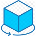 3 D Box Cube Icon