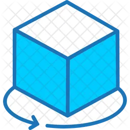 3d cube  Icon