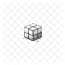 Cube Box Design Icon