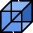 3 D Cube Three Icon