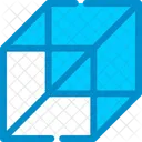 3 D Cube Three Icon