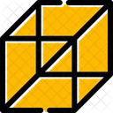 3 D Cube Three Icon